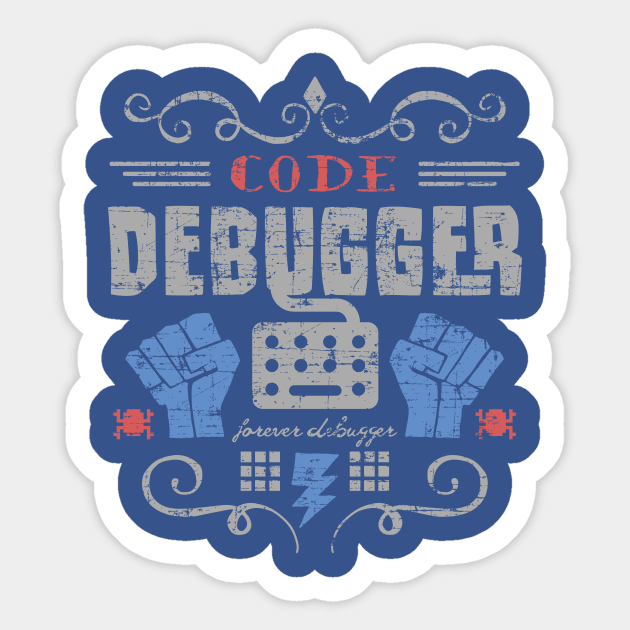 Code Debugger Sticker by artlahdesigns